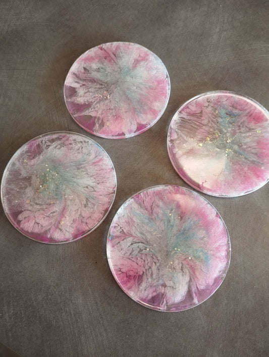 Dessous de verre en résine époxy