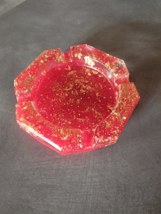 Cendrier en résine époxy