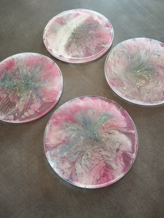 Dessous de verre en résine époxy